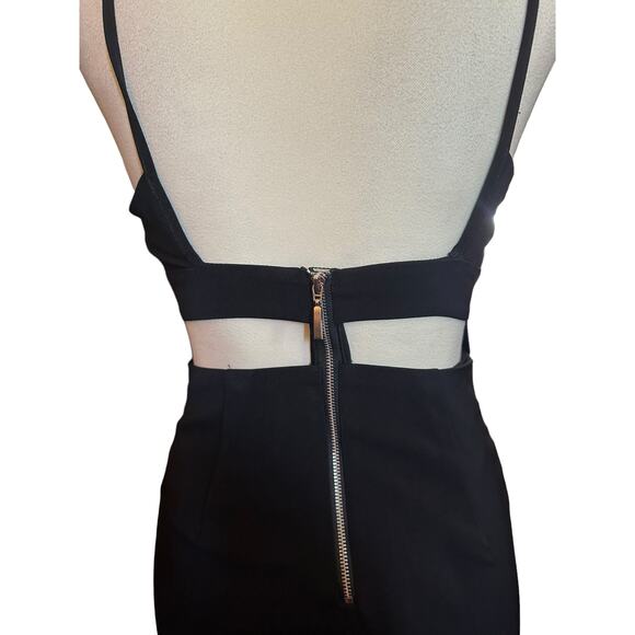 Express Juniors Black Cocktail Dress, Modern Cut, Size 0, NWT - Picture 5 of 7